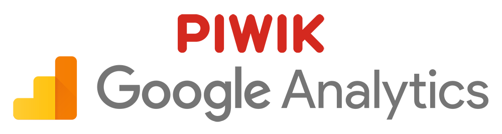 Logo de l'outil Google Analytics et du logiciel PIWIK