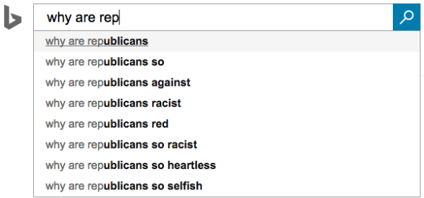 Résultats de Bing : Why are Republicans... ?