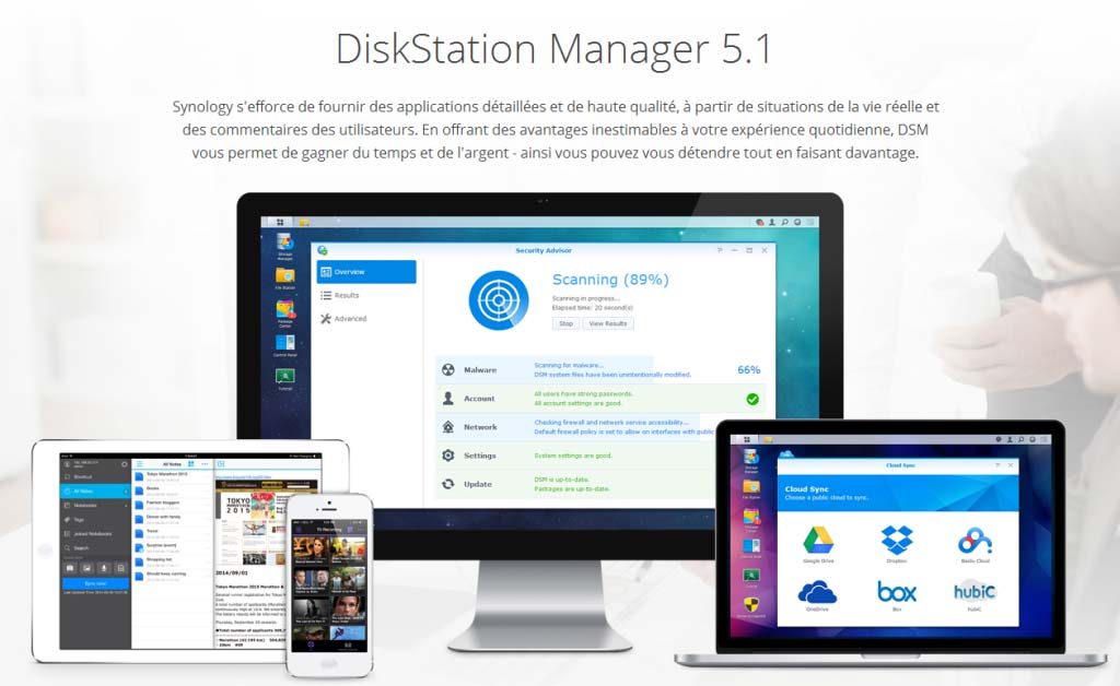Présentation de DiskStation Manager (DSM) version 5.1
